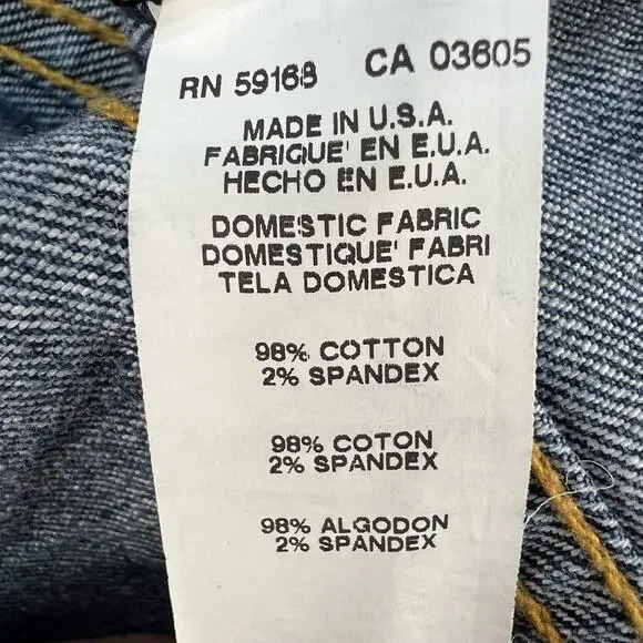 Karen Kane Denim Jean Jacket Women's Size M Blue Long Sleeve Casual Normcore - Picture 8 of 11